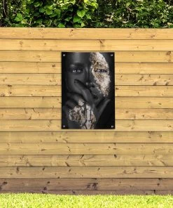 MuchoWow Outdoor-Poster 60x90 Frau - Gold - -Gartenaccessoires Verkäufe 2022 894b0b2f01a4459a9a59b90dadcbf166