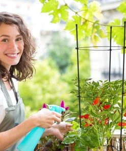 Relaxdays Schwarze Rankhilfe im 2er Set 76 cm -Gartenaccessoires Verkäufe 2022 89d8446885e44f17a2d8c4d4288cdd55