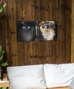 MuchoWow Outdoor-Poster 80x40 Frau - Blattgold -Gartenaccessoires Verkäufe 2022 8a5f4b8189784602866ff7ddc4a1c6bd