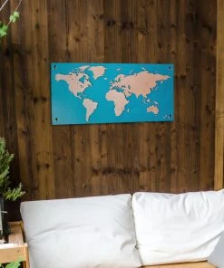 MuchoWow Outdoor-Poster 80x40 Weltkarte - -Gartenaccessoires Verkäufe 2022 8ef13ba6516f42c684906b2685f1885a