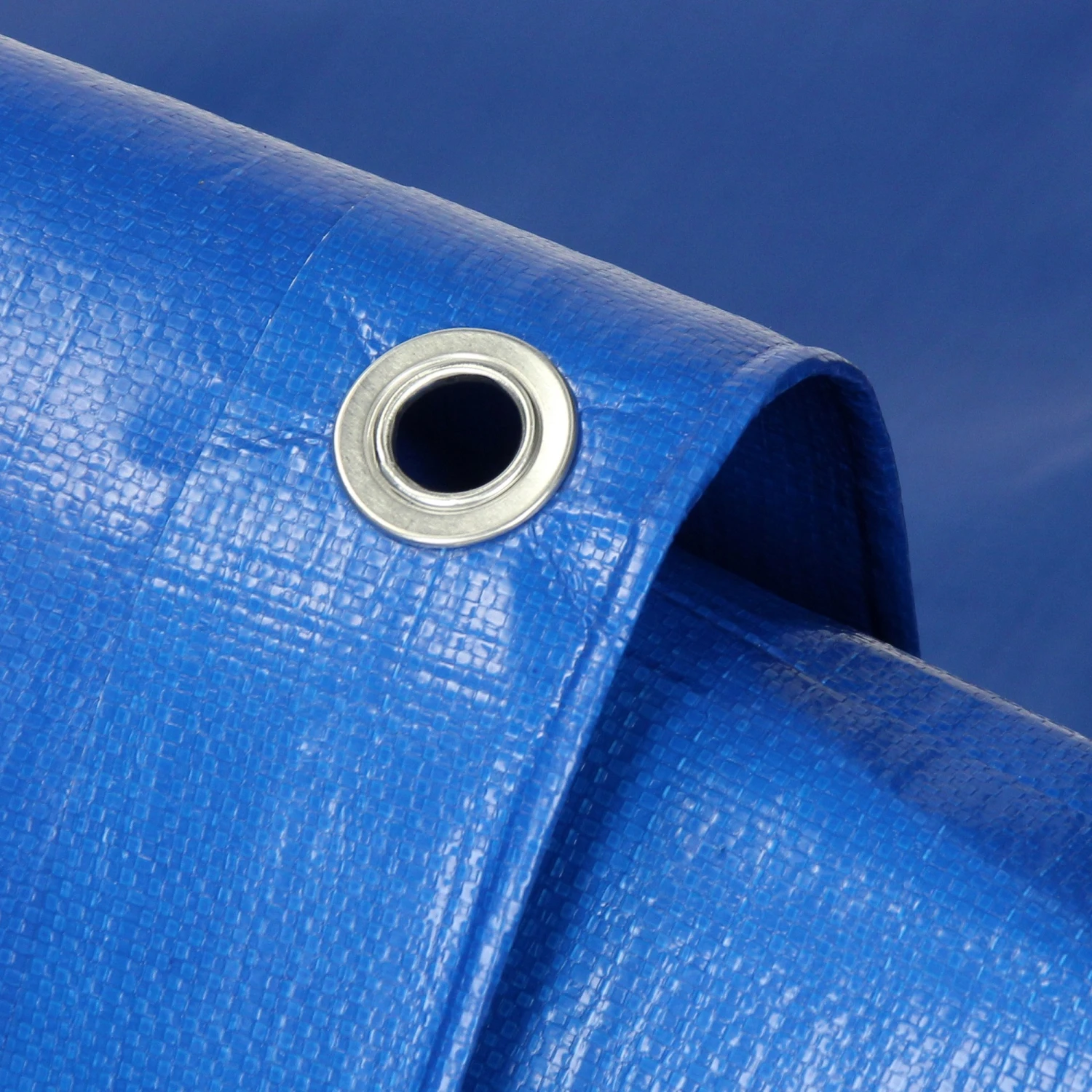 ECD Germany Abdeckplane mit Ösen 4x6 m 180g/m² Blau - Blau - Höhe: 4 cm 6 ECD Germany Abdeckplane mit Ösen 4x6 m 180g/m² Blau - Blau - Höhe: 4 cm – Bild 4