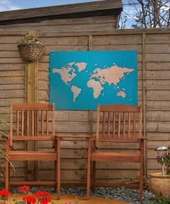 MuchoWow Outdoor-Poster 60x40 Weltkarte - -Gartenaccessoires Verkäufe 2022 8f74b4e479464916a756230d7912a419