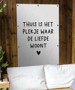 MuchoWow Outdoor-Poster 80x120 Zuhause ist wo -Gartenaccessoires Verkäufe 2022 90d21d2006094614b8339d8a71765441