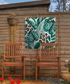 MuchoWow Outdoor-Poster 50x50 Leopardendruck - -Gartenaccessoires Verkäufe 2022 915bfbce033c47dabaa23b518ea76b9a
