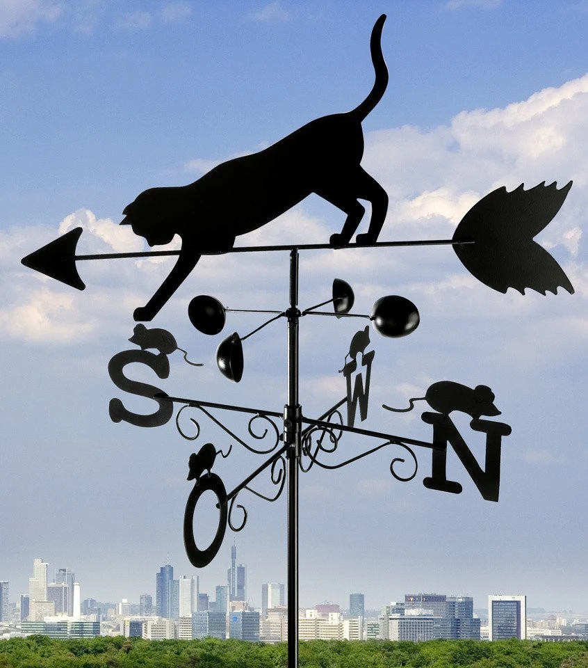 WENKO Wetterfahne Katze 4 WENKO Wetterfahne Katze – Bild 2