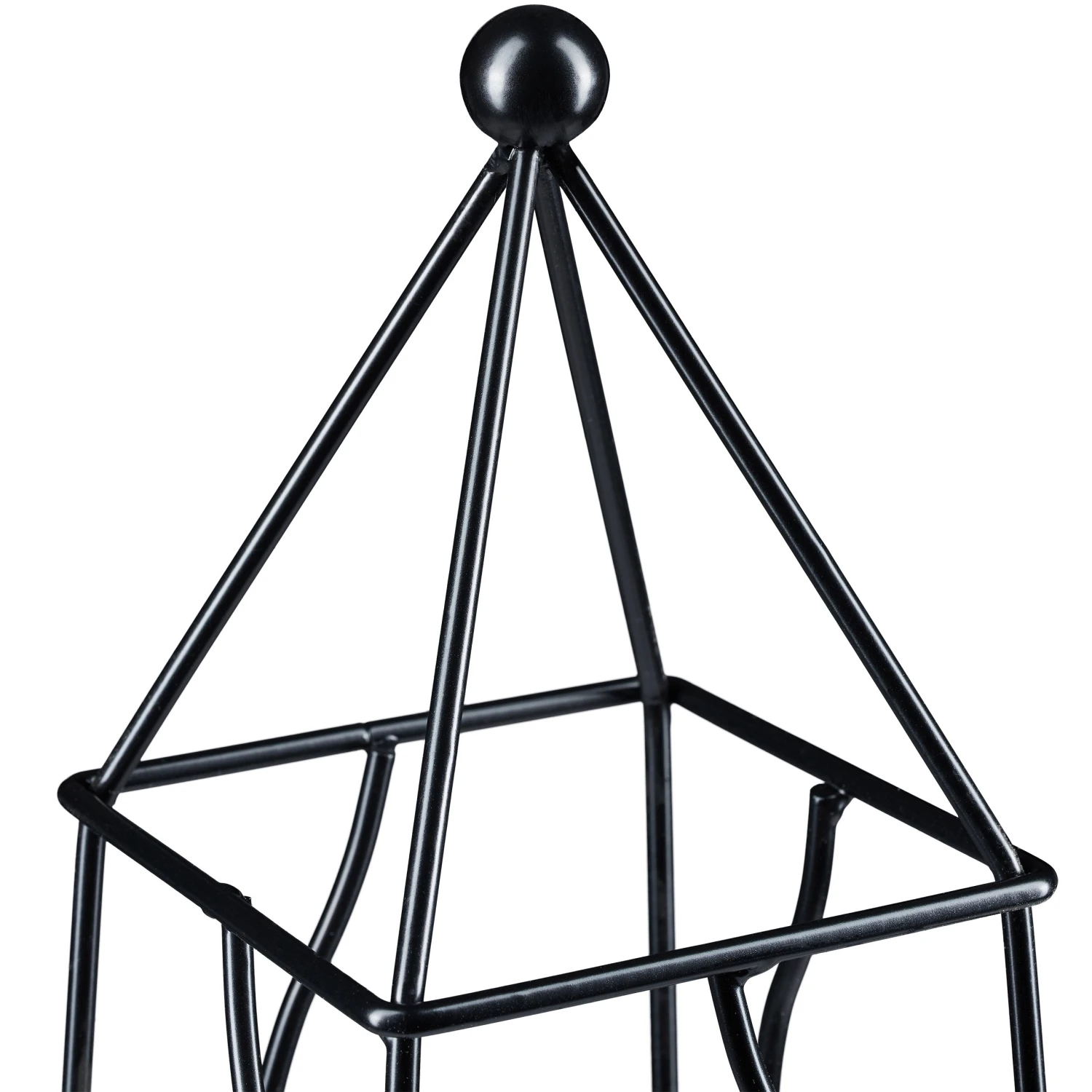 Relaxdays Eckige Rankhilfe schwarz 9 Relaxdays Eckige Rankhilfe schwarz – Bild 7