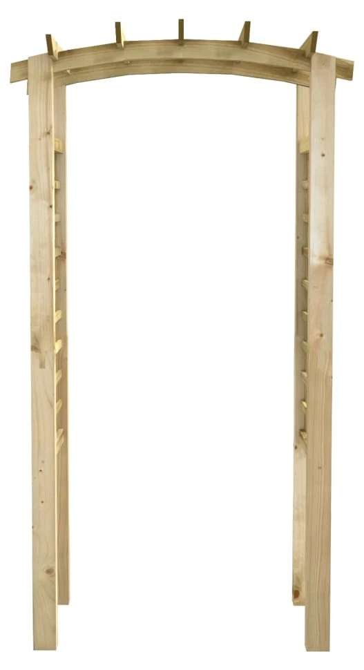 VidaXL Gartenbogen - vidaXL Rosenbogen 110x60x220 cm Massivholz Kiefer Imprägniert 5 VidaXL Gartenbogen - vidaXL Rosenbogen 110x60x220 cm Massivholz Kiefer Imprägniert – Bild 3