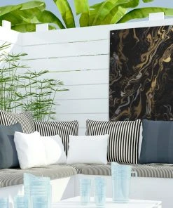 MuchoWow Outdoor-Poster 40x60 Marmor - Silber -Gartenaccessoires Verkäufe 2022 929a23e6e15348a2b79e17381104ea28