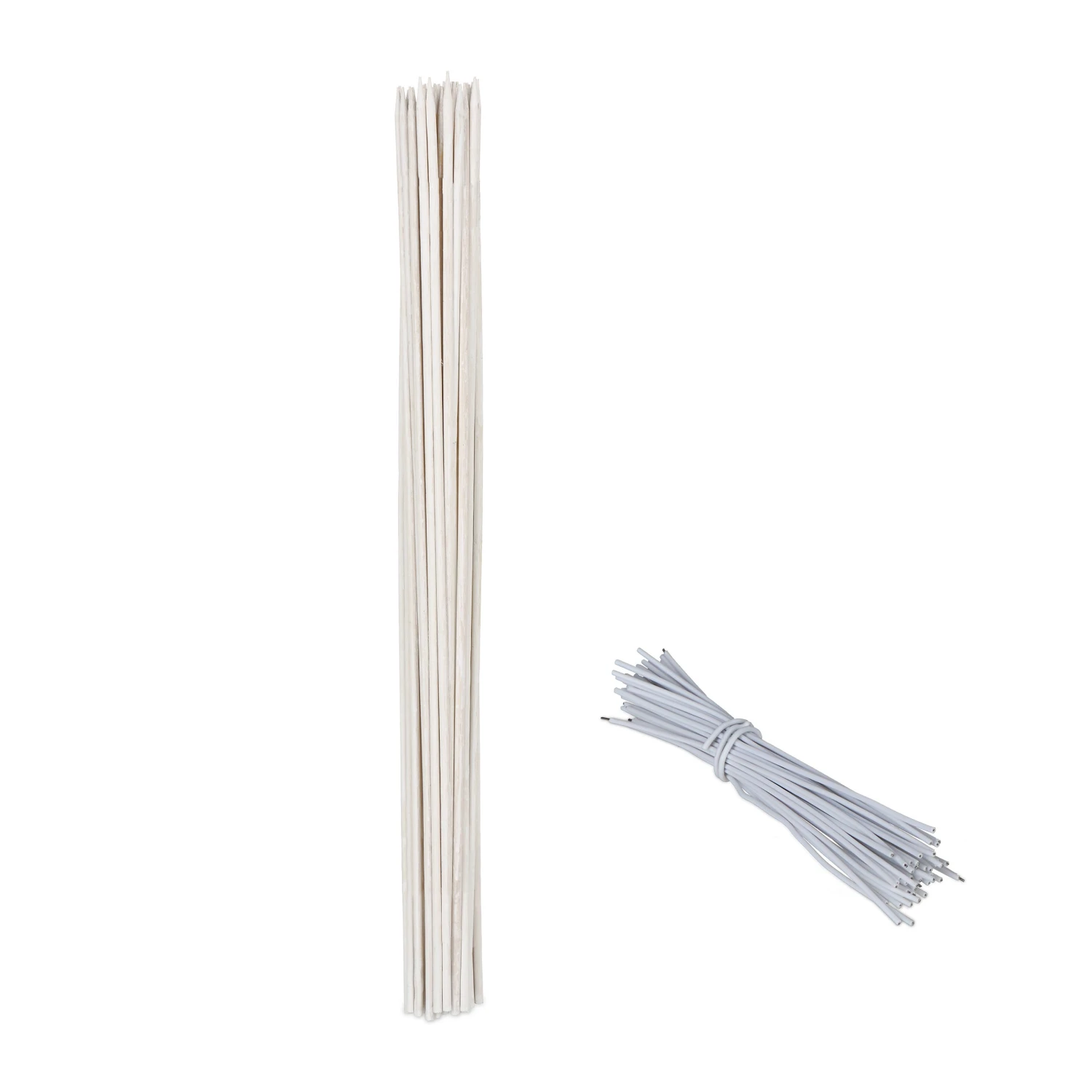 Relaxdays 50 x Pflanzenstab 60 cm 3 Relaxdays 50 x Pflanzenstab 60 cm