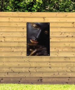 MuchoWow Outdoor-Poster 60x90 Frau - Gold - -Gartenaccessoires Verkäufe 2022 9383af4993e24841920ba0805303e9b8