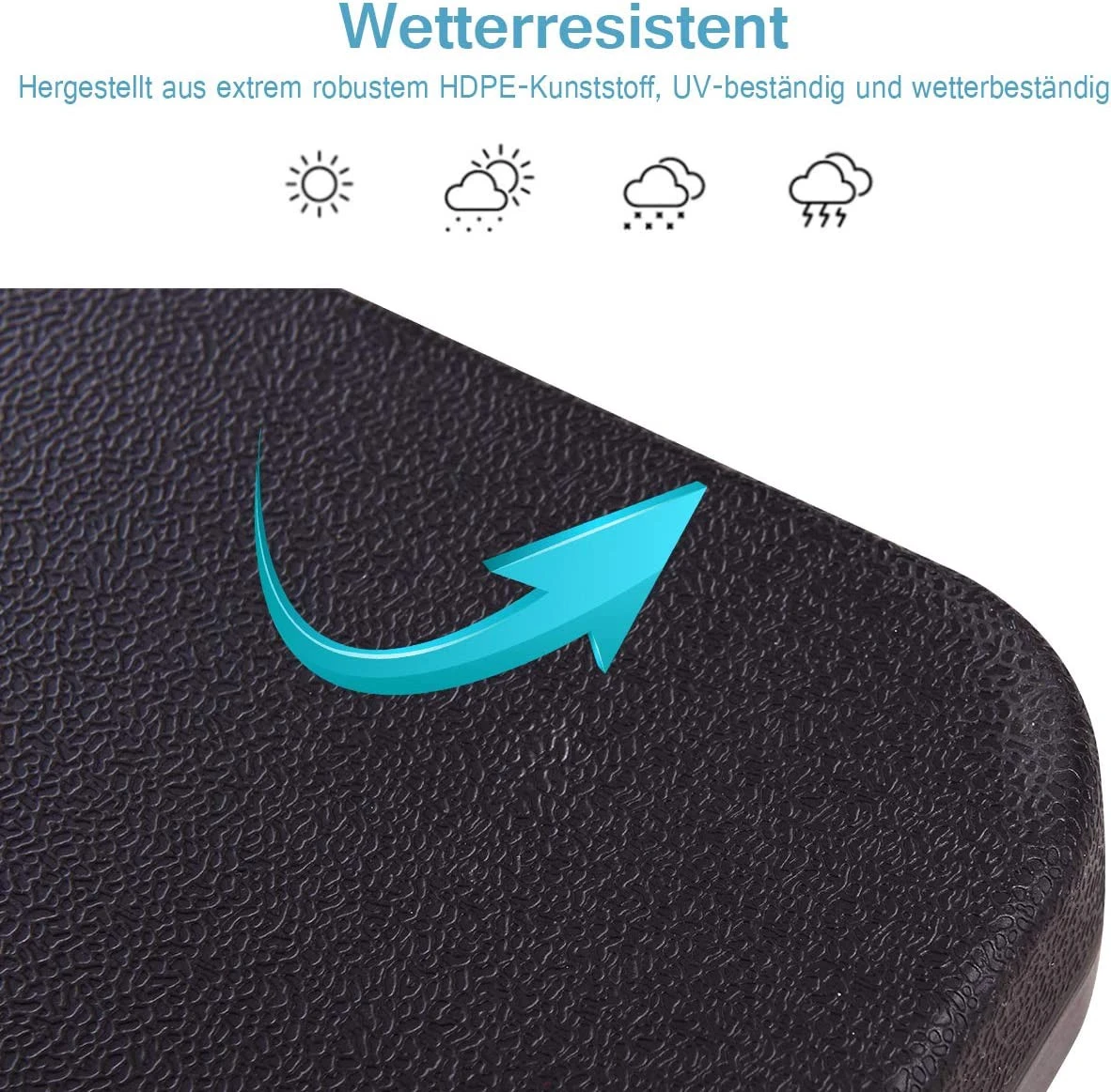 Costway 4-teiliger Sonnenschirmständer 6 Costway 4-teiliger Sonnenschirmständer – Bild 4