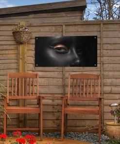 MuchoWow Outdoor-Poster 60x30 Frau - Make-up - -Gartenaccessoires Verkäufe 2022 947363e747a94cb2823f522cf725af9b