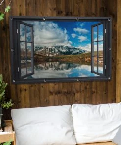 MuchoWow Outdoor-Poster 120x80 Aussicht - -Gartenaccessoires Verkäufe 2022 9599e483b0e8467eacfa17a0ad4afa29