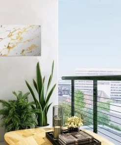 MuchoWow Outdoor-Poster 40x30 Marmor - Weiß - -Gartenaccessoires Verkäufe 2022 973ed77db0fc4291b40d332f59d4b2e0