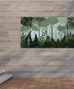 MuchoWow Outdoor-Poster 160x80 Dschungel - -Gartenaccessoires Verkäufe 2022 97b29f838c424b2493d325d661b6a7a1