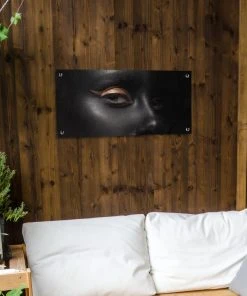 MuchoWow Outdoor-Poster 80x40 Frau - Make-up - -Gartenaccessoires Verkäufe 2022 97b626f831444375b2e68482a510f2c9