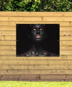 MuchoWow Outdoor-Poster 120x90 Frau - Rosa - -Gartenaccessoires Verkäufe 2022 97f918ed959640d6a7ad4e9a8aa3c190