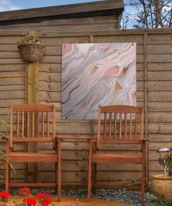 MuchoWow Outdoor-Poster 50x50 Marmor - Pastell -Gartenaccessoires Verkäufe 2022 97fd2e5cc5104968b25390f77e7b9597