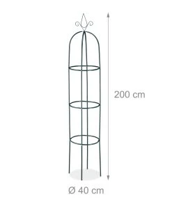 Relaxdays Rankhilfe Obelisk hoch -Gartenaccessoires Verkäufe 2022 983e255fd3d44fb69278a2eeb3a5ce41