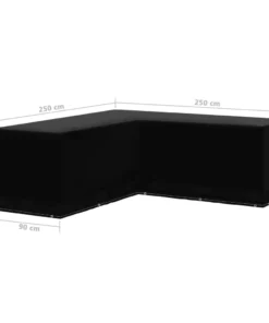 VidaXL Gartenmöbel-Abdeckung L-Form - vidaXL Gartenmöbel-Abdeckung L-Form 12 Ösen 250×250×90 cm -Gartenaccessoires Verkäufe 2022 99909bdfa5ad490097e6eab80b227ce7 1