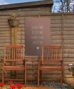 MuchoWow Outdoor-Poster 40x60 Du küsst mich -Gartenaccessoires Verkäufe 2022 99d3f7e71a204110b35388730678e377