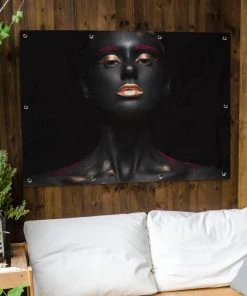 MuchoWow Outdoor-Poster 120x90 Frau - Rosa - -Gartenaccessoires Verkäufe 2022 9b589fcf4a3f48119392831127814e2f