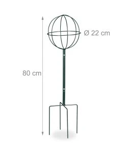 Relaxdays Rankhilfe Kugel 2er Set - 22 x 80 x 22 cm -Gartenaccessoires Verkäufe 2022 9be3a85e2a2340acaa3fdb3f31ae6571