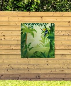 MuchoWow Outdoor-Poster 100x100 Dschungel - -Gartenaccessoires Verkäufe 2022 9cac672e0249408392b3118f4a88d2f1