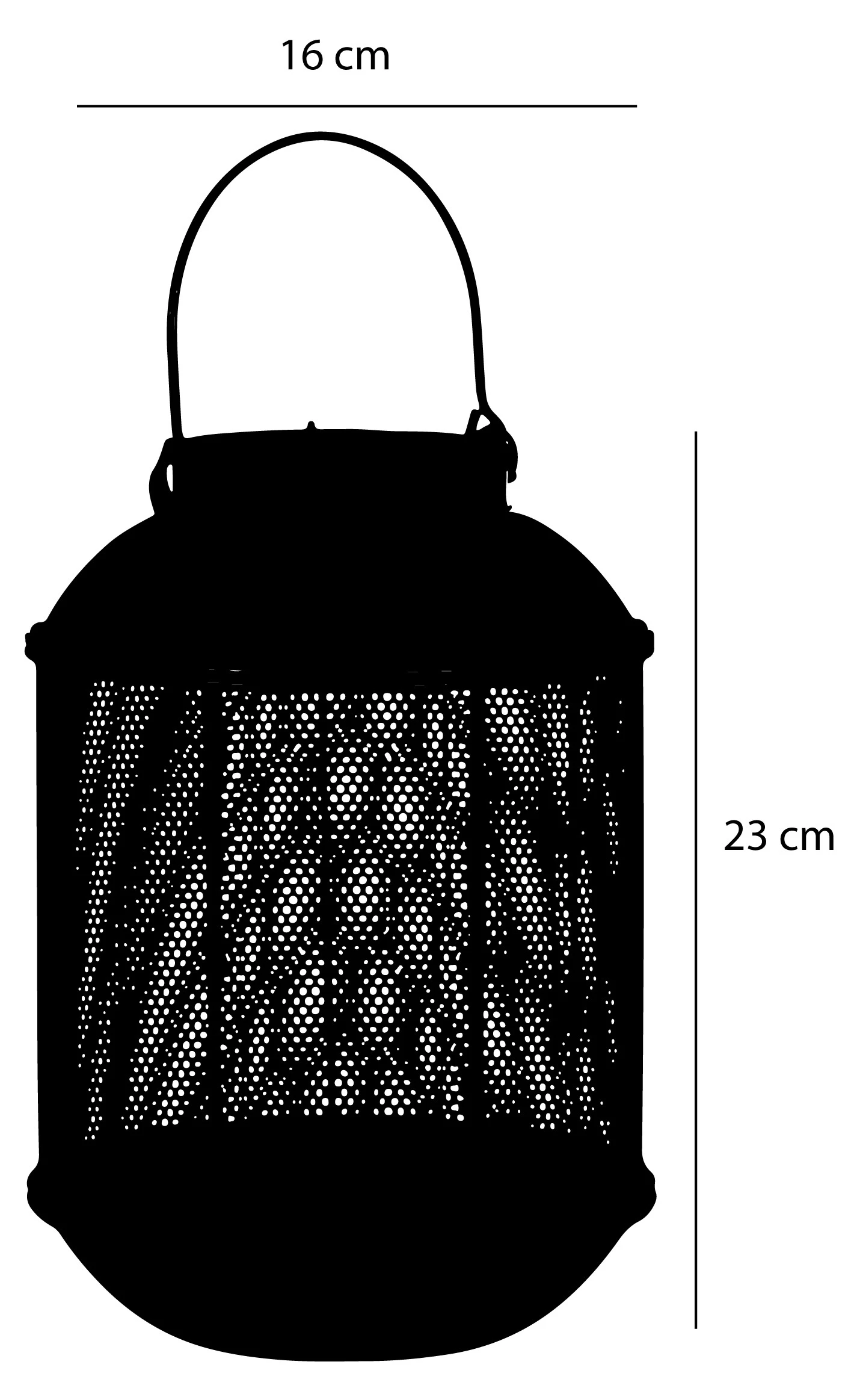 Mica Decorations Laterne Borneo - 16 x 23 x 16 cm - Durchmesser: 16 cm 7 Mica Decorations Laterne Borneo - 16 x 23 x 16 cm - Durchmesser: 16 cm – Bild 5