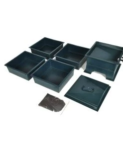 VidaXL Gartenarbeit Zubehör - vidaXL Wurmfarm 4 Fächer 42x42x60 cm -Gartenaccessoires Verkäufe 2022 9d8f6f97c2bd42d5a6d72694a2594854