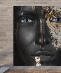 MuchoWow Outdoor-Poster 200x200 Frau - -Gartenaccessoires Verkäufe 2022 9e8b76235d3f49cfb767267702b87791