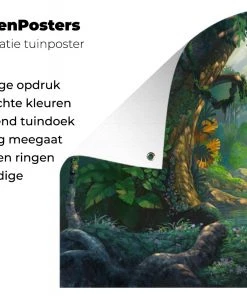 MuchoWow Outdoor-Poster 160x80 Wald - Malerei -Gartenaccessoires Verkäufe 2022 9ee4e412760d47f6840a86df24f357c2.cropped 45 19 1455 962.processed