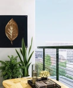 MuchoWow Outdoor-Poster 50x50 Blätter - Chic - -Gartenaccessoires Verkäufe 2022 9f338c78052b44d68816296e05c096f7