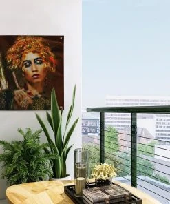 MuchoWow Outdoor-Poster 50x50 Frau - Gold - -Gartenaccessoires Verkäufe 2022 9f941b408a204bcbb361d97304eb87c2