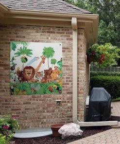 MuchoWow Outdoor-Poster 100x100 Wilde Tiere - -Gartenaccessoires Verkäufe 2022 a0611d986be64bd299b71819344eabc4