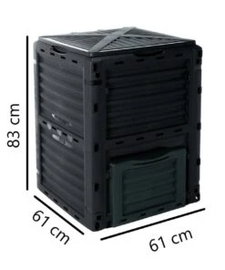 Progarden Komposter, Gartenkomposter, 300l -Gartenaccessoires Verkäufe 2022 a07cb1a1a66d41fda808421e77955e80