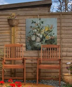 MuchoWow Outdoor-Poster 50x50 Blumen - Alte -Gartenaccessoires Verkäufe 2022 a188d44a133843cfac6e206c243efb6f