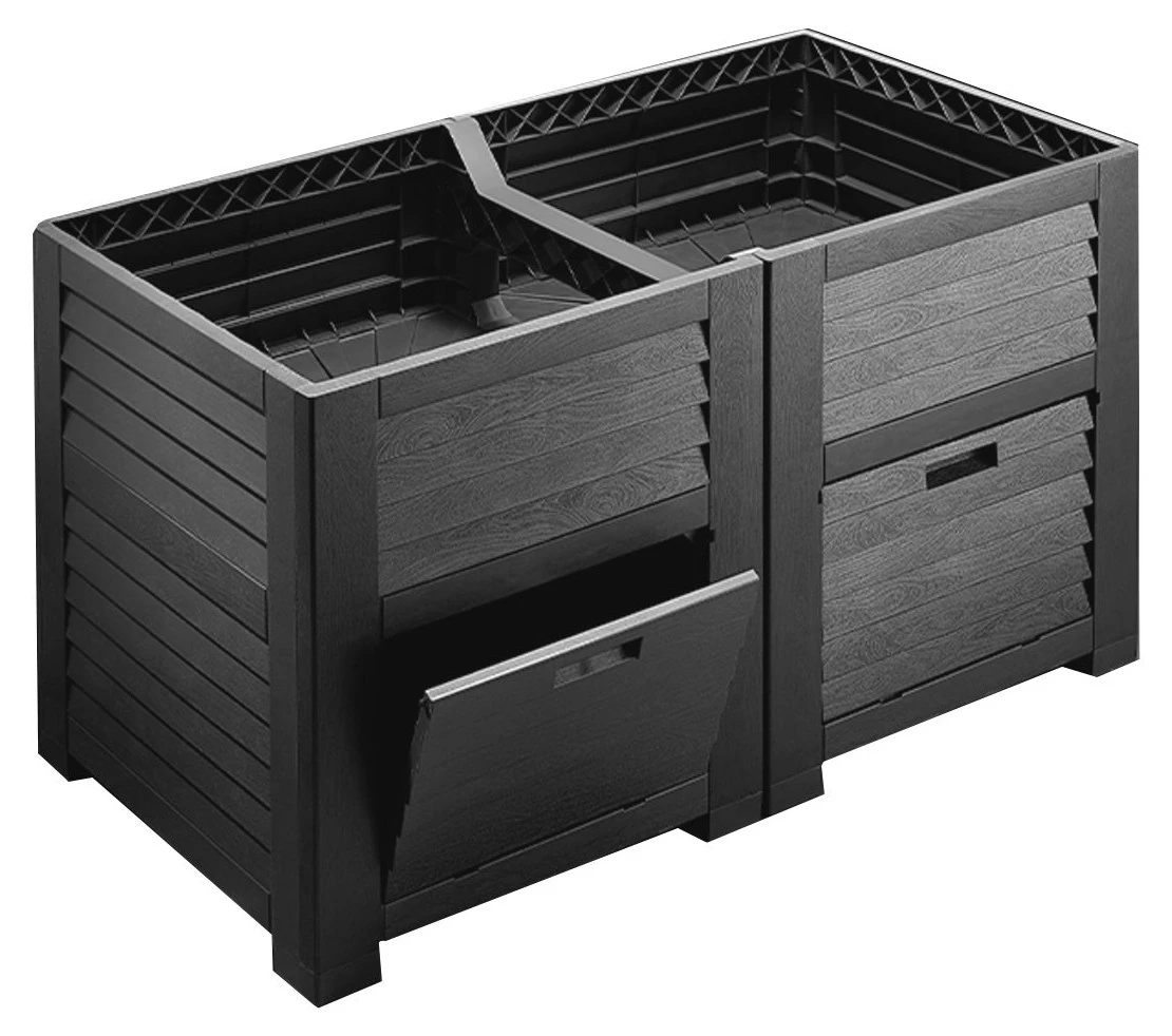 Dynamic24 XXL Hochbeet 400L Schrank Frühbeet 4 Dynamic24 XXL Hochbeet 400L Schrank Frühbeet – Bild 2