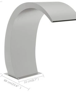 VidaXL Pool Fontäne - vidaXL Pool-Wasserfall 22x60x70 cm Edelstahl 304 -Gartenaccessoires Verkäufe 2022 a2d5109f5b604da2a986cd55812c4385