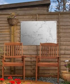 MuchoWow Outdoor-Poster 60x40 Marmor - Weiß - -Gartenaccessoires Verkäufe 2022 a2e5c4cda8554aca8dcaca0f5394725b