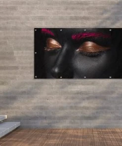 MuchoWow Outdoor-Poster 160x80 Frau - Make-up -Gartenaccessoires Verkäufe 2022 a75be83be57c43f287e4f952a1695d8d