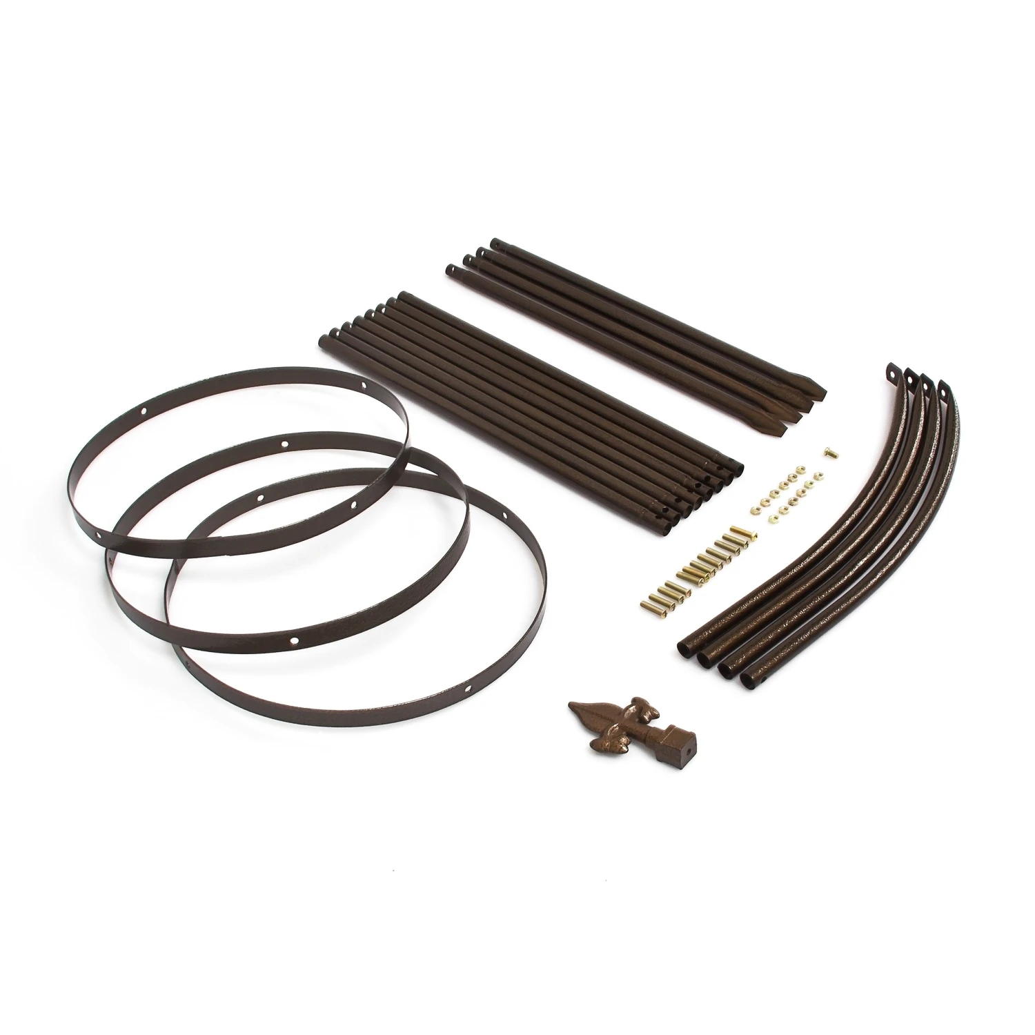 Relaxdays Rankhilfe Obelisk Metall braun 190 cm 5 Relaxdays Rankhilfe Obelisk Metall braun 190 cm – Bild 3