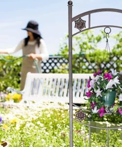 Relaxdays Rankgitter mit Ring für Blumenkorb -Gartenaccessoires Verkäufe 2022 a9502fa23dc448f0afa20d2636279de5