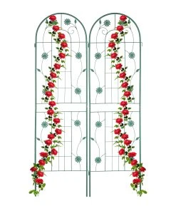 Relaxdays Rankgitter im 2er Set 180 cm