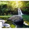 MuchoWow Outdoor-Poster 90x60 Wasserfall -
