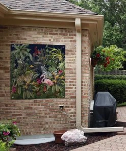 MuchoWow Outdoor-Poster 100x100 Dschungeltiere -Gartenaccessoires Verkäufe 2022 ab785949903540a4b376a0f3419feac9