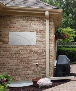 MuchoWow Outdoor-Poster 80x40 Marmor - Weiß - -Gartenaccessoires Verkäufe 2022 acd8137aef59413ba7c04c304fc93219