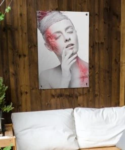 MuchoWow Outdoor-Poster 60x90 Frau - Weiß - -Gartenaccessoires Verkäufe 2022 ad6bbb5e5c1e465a89d9c737950ab7eb