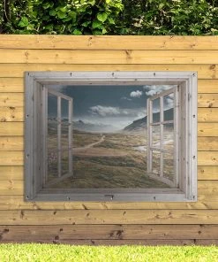 MuchoWow Outdoor-Poster 160x120 Durchblick - -Gartenaccessoires Verkäufe 2022 ae250af7f5524d8ca76c729222e1e5b0