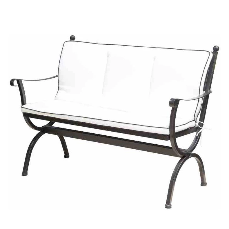 MBM Auflage für Bank Spring Hill (2-teilig) - Weiß 4 MBM Auflage für Bank Spring Hill (2-teilig) - Weiß – Bild 2